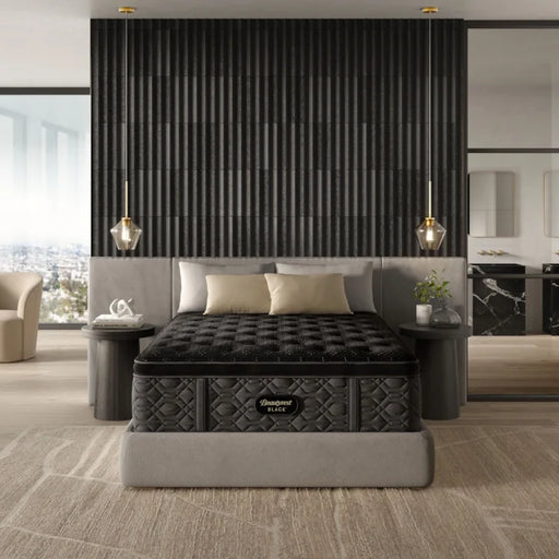 Black Series Three 16.25" Medium Pillow Top Mattress by Beautyrest | CertiPUR-US , Micro Diamond Memory Foam