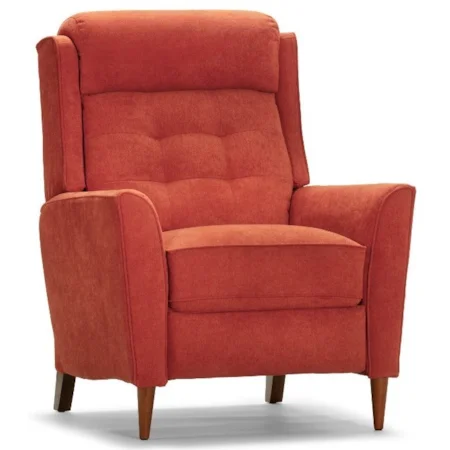Brentwood Mid-Century Modern High Leg Recliner by La-Z-Boy