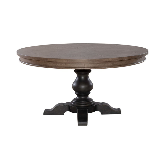 Americana Farmhouse - Single Pedestal Table Base - Black