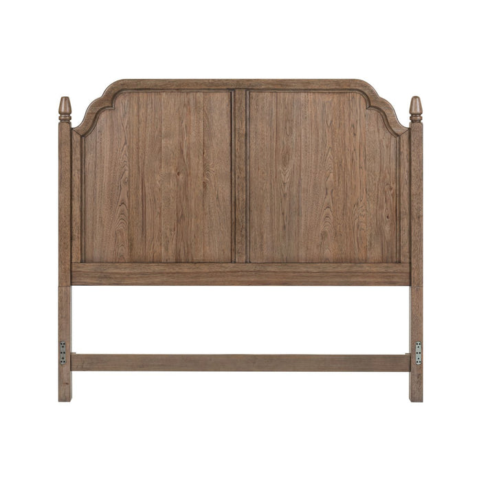 Hickory Grove - Queen Panel Footboard - Heirloom Brown