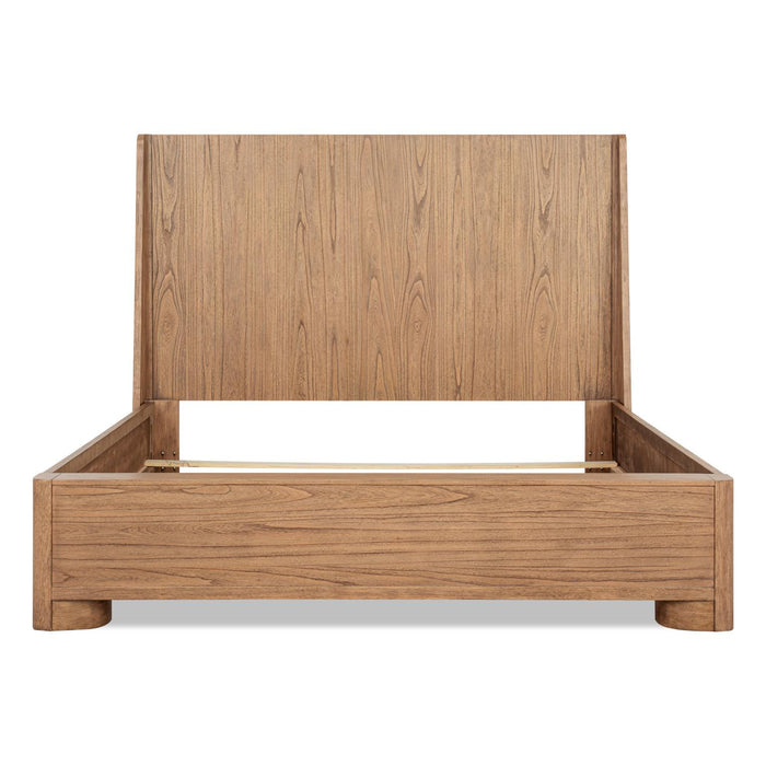 Alden - Queen Panel Footboard (With Slats) - Stonewashed