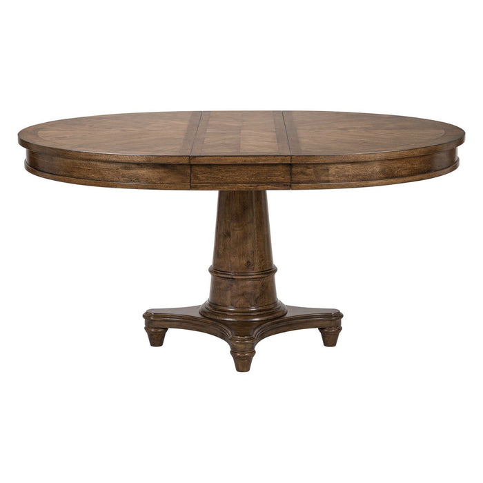 Harrison Heights - Pedestal Table Set - Sienna