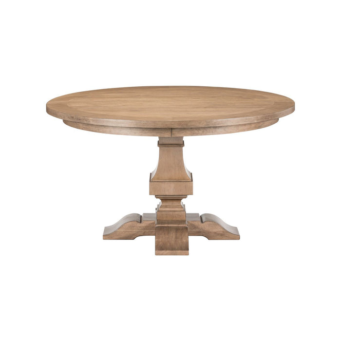 Haven Hills - Round Pedestal Table Top - Camel Beige