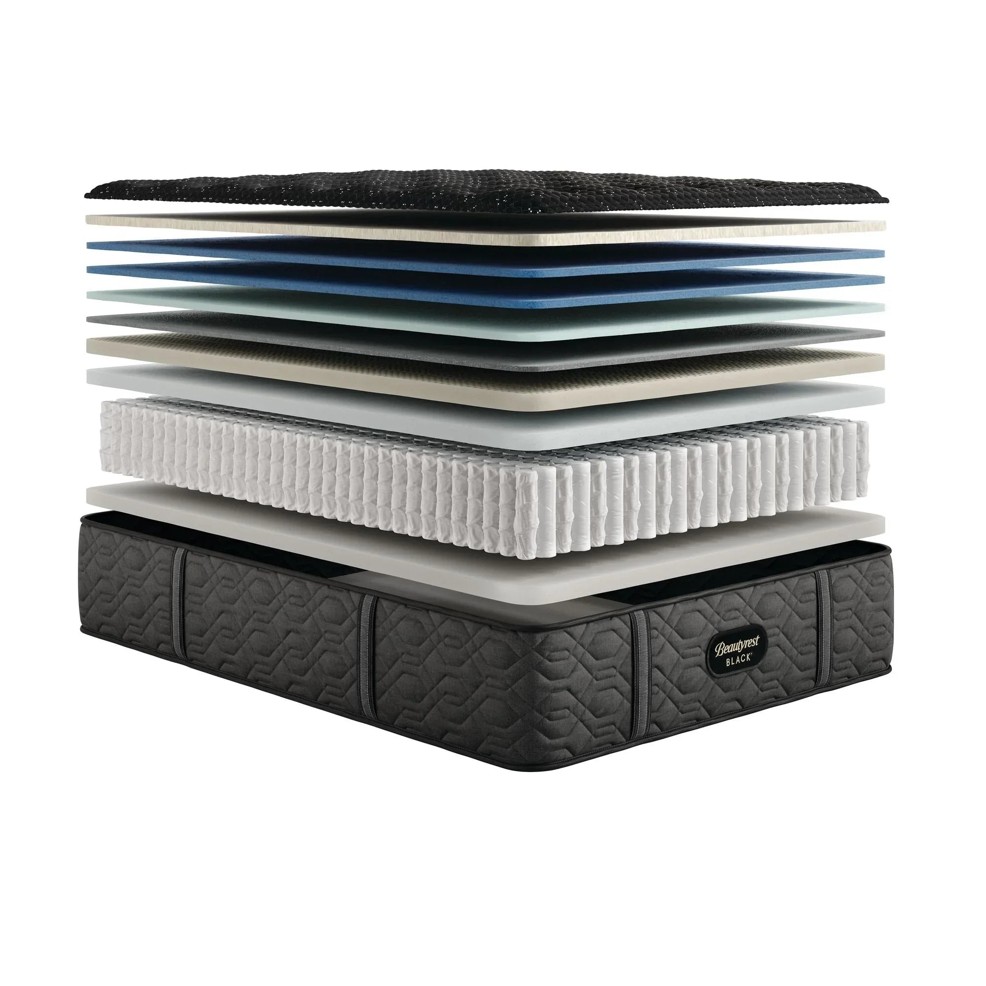 Black Series Three 15.25" Medium Mattress by Beautyrest