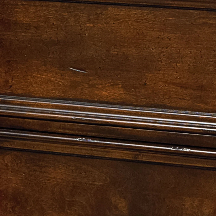 Arbor Place - King Sleigh Footboard - Dark Brown