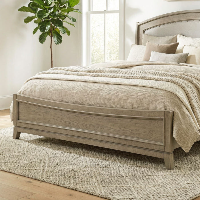 Avalon - Queen Panel Footboard - Burnished Beige
