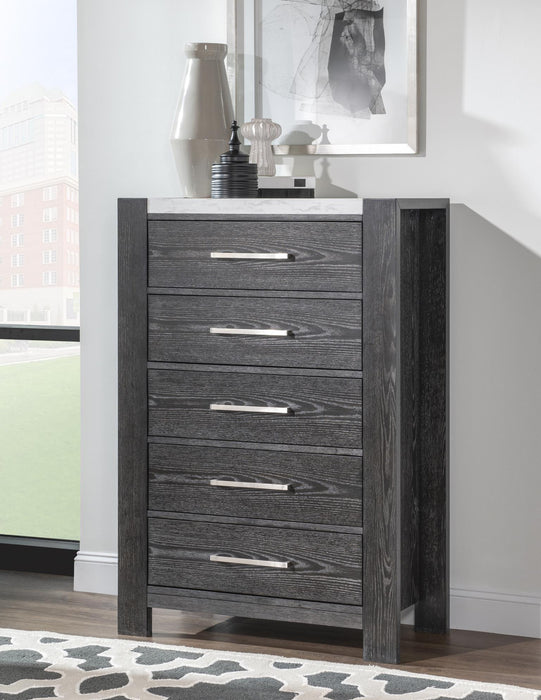 Horizons - 5 Drawers Chest - Espresso