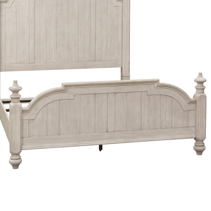 Farmhouse Reimagined - Queen Poster Footboard - White