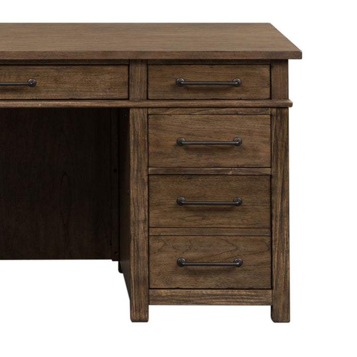 Sonoma Road - Desk/Credenza Base - Light Brown - Right