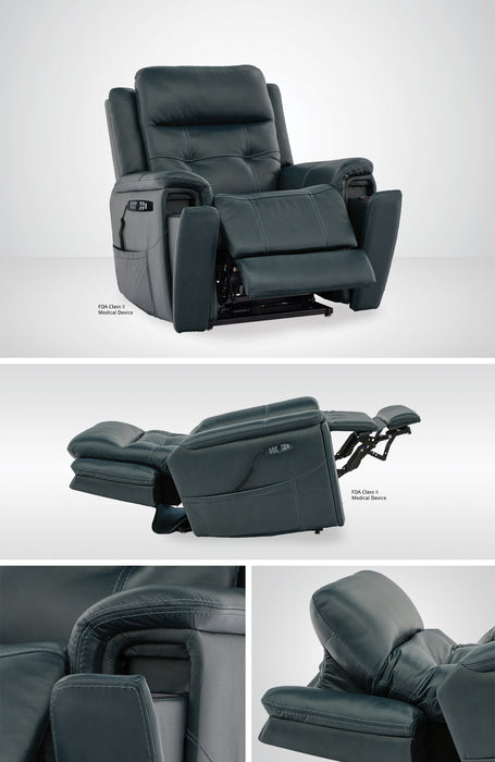 Mega Motion iNFI ELITE Zero-Gravity Power Lift Recliner in Top Grain Leather