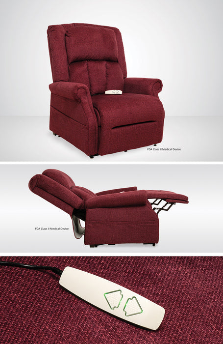 Mega Motion Trio Tenacity XL Power Lift Recliner with Heat and Massage