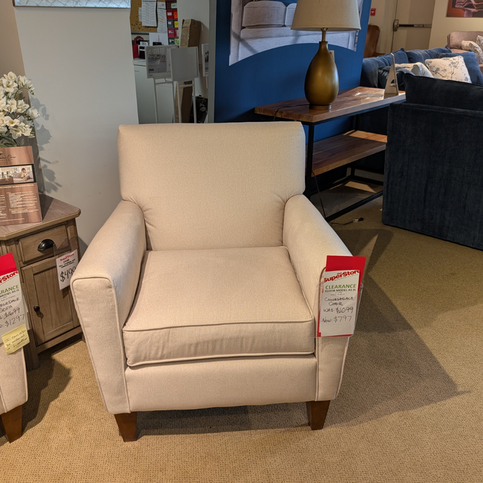 Collegedale Chair in Tweetie Linen by England Furniture