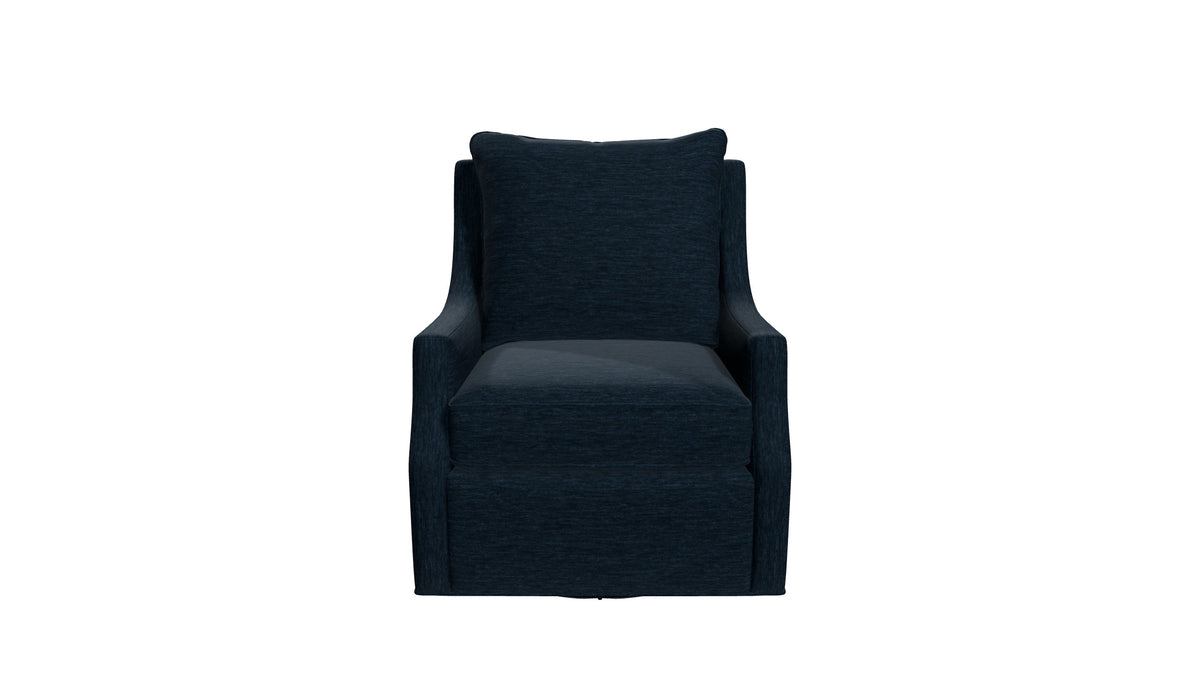 Birdie Swivel Chair in Milano 23 by Craftmaster — front manufacturer visualization, Milano 23