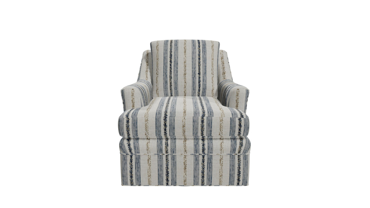 Anisette Swivel Chair in Rhyme 23 by Craftmaster — front manufacturer visualization, Rhyme 23