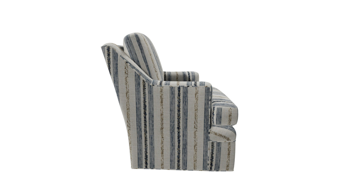 Anisette Swivel Chair in Rhyme 23 by Craftmaster — side manufacturer visualization, Rhyme 23