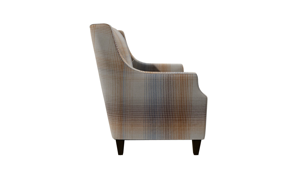 Corbin Chair in Kolter 03 by Craftmaster — side manufacturer visualization, Kolter 03, Molasses finish