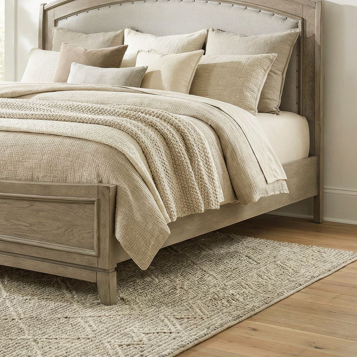 Avalon - Panel Bed Rails - Burnished Beige