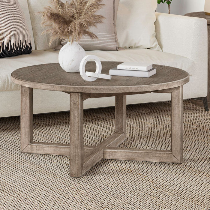 Proximity Place - Rectangular Cocktail Table - Light Brown