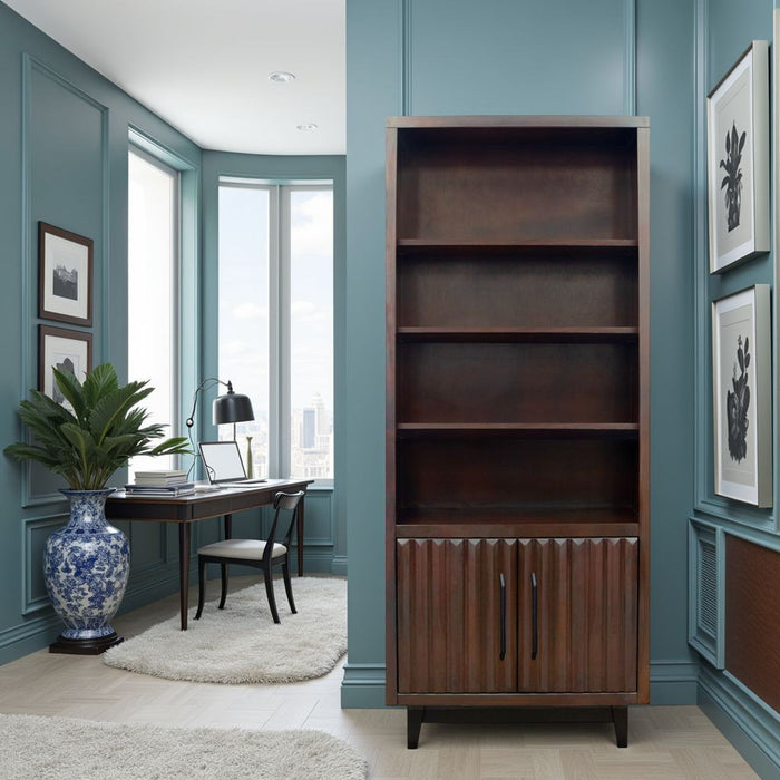 Radiance - Bookcase Pier With 5 Storage Areas