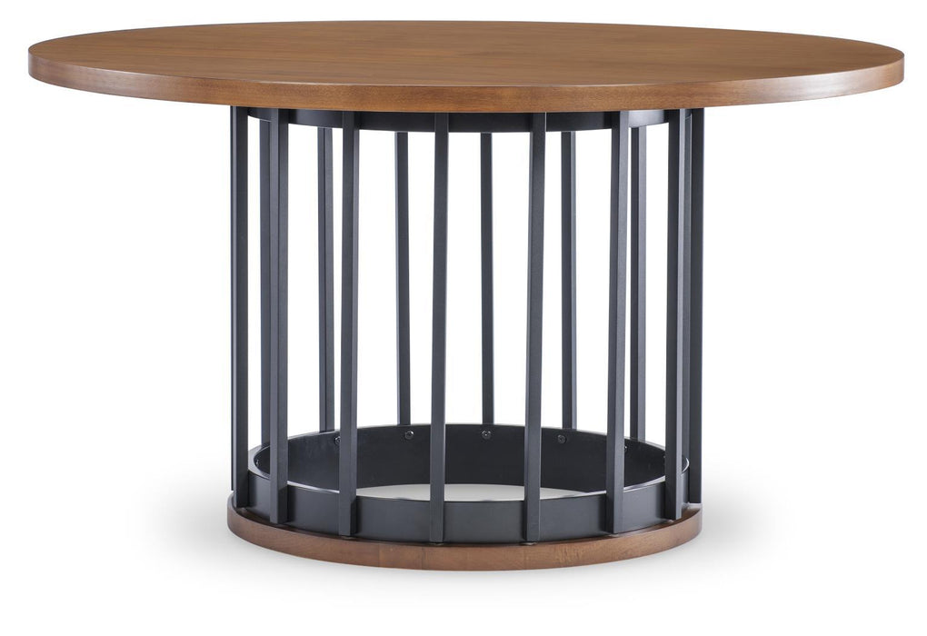 Midland - Round Dining Table Top - Warm Amber