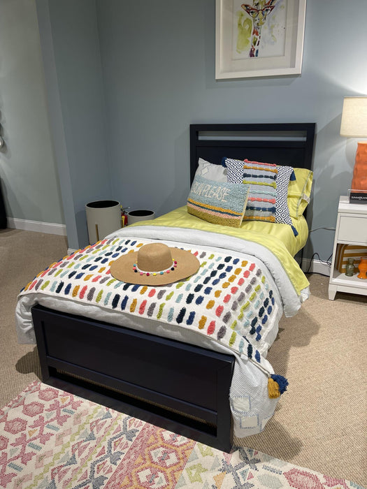 Summerland - Full Lighted Panel Headboard - Inkwell Blue