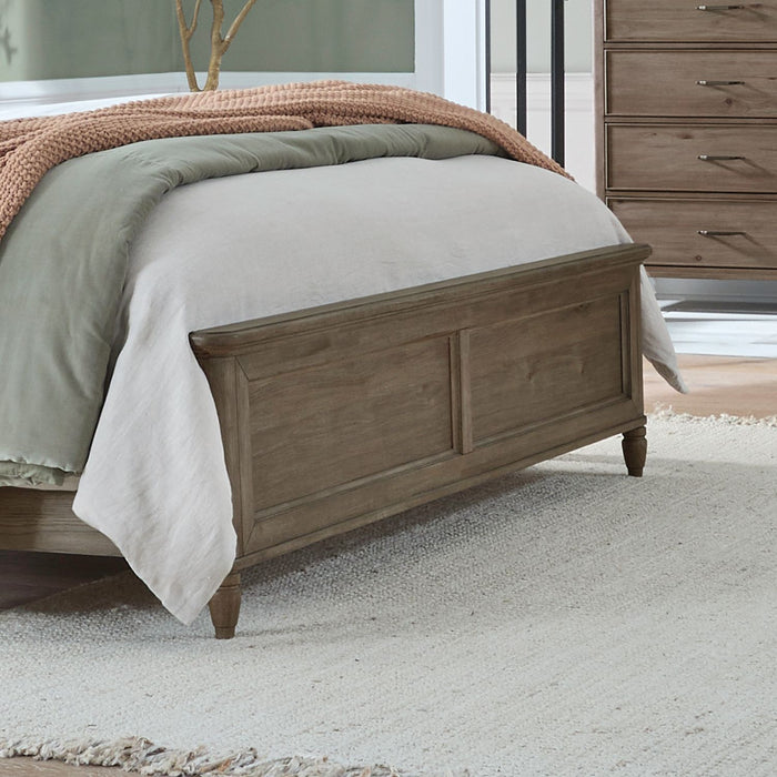 Hickory Grove - King Panel Footboard - Heirloom Brown