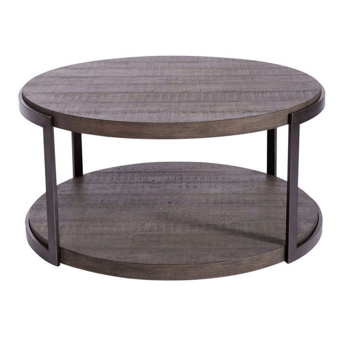 Modern View - Round Cocktail Table Top - Dark Gray