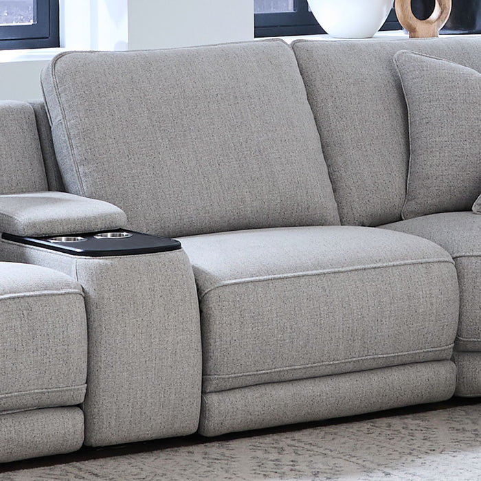 Blake - Armless Recliner P2 & Zero Wall - Estero Smoke