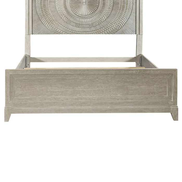 Belmar - Queen Panel Footboard - Washed Taupe