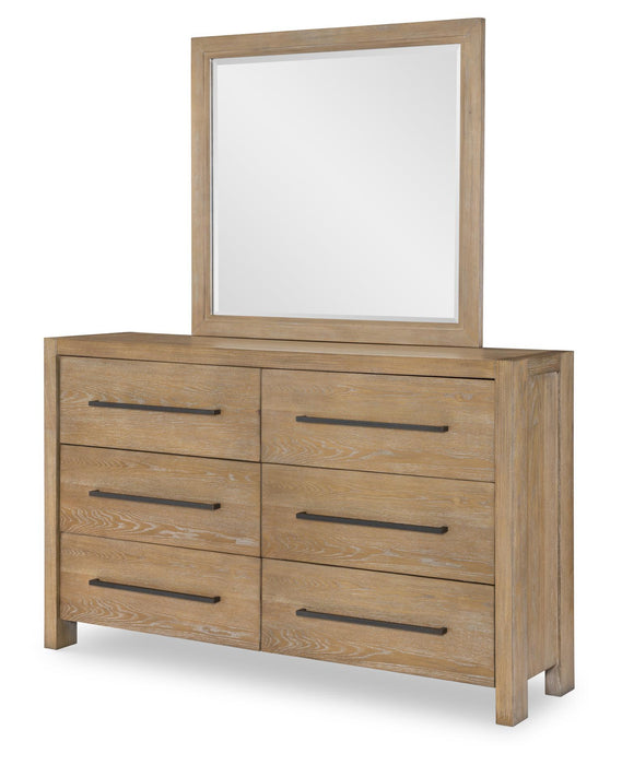 Horizons - 6 Drawers Dresser - Weathered Oak