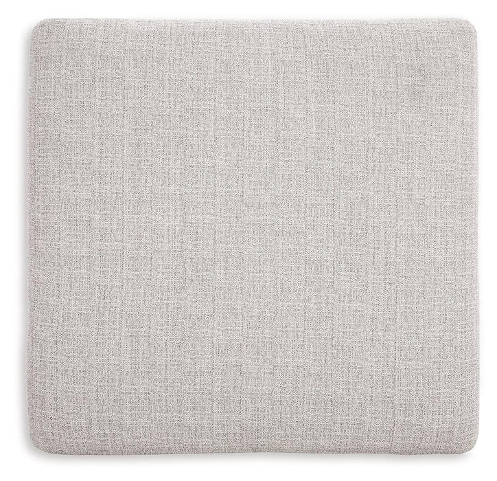 Koralynn - Oversized Accent Ottoman - Stone