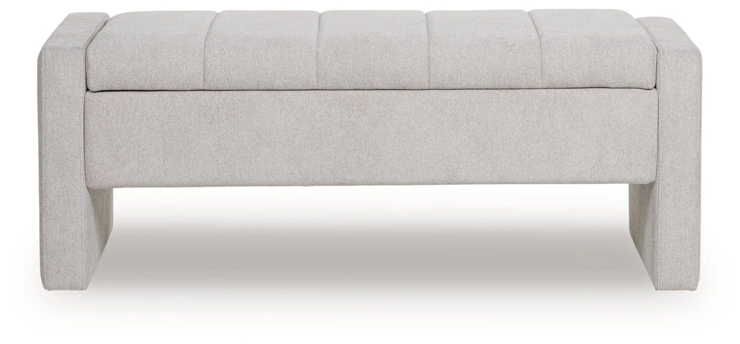 Akselman - Gray - Storage Bench