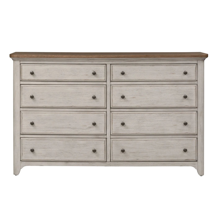 white farmhouse dresser Farmhouse Reimagined - 8 Drawer Dresser