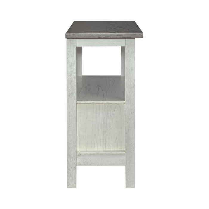 Brook Bay - Sideboard - Textured White / Carbon Gray