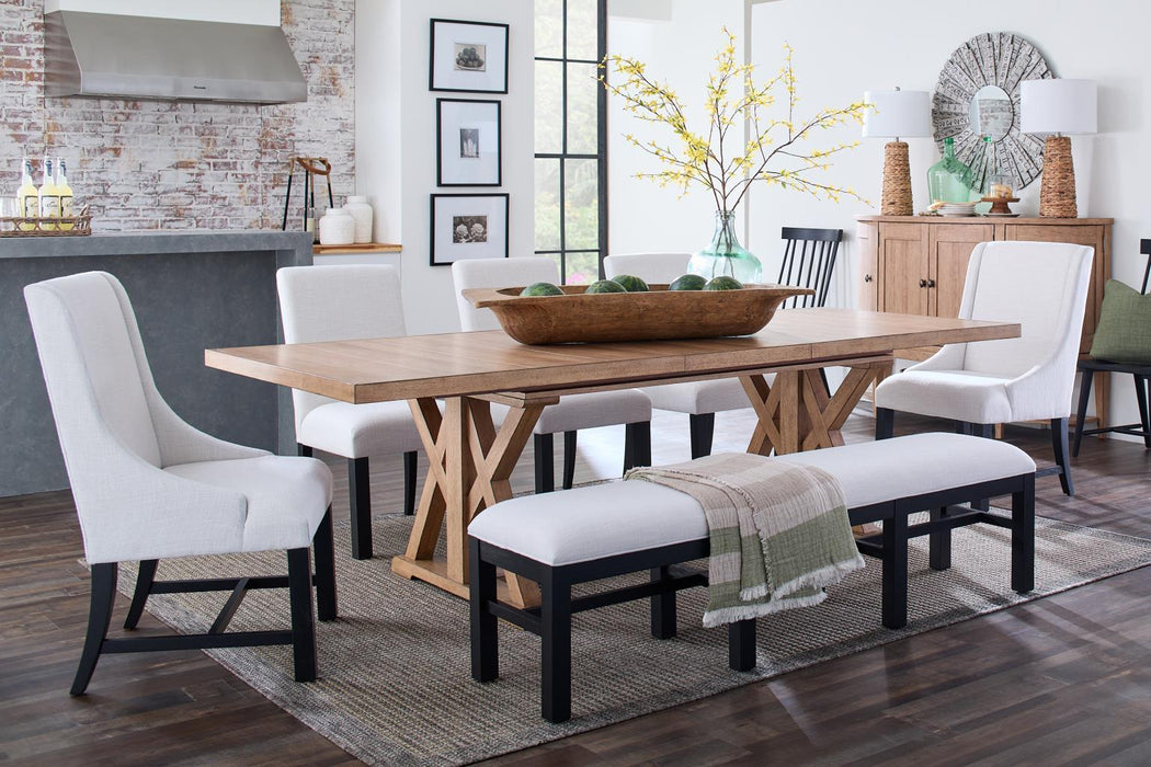 Today's Traditions - Round Pedestal Table Base - Natural Hickory