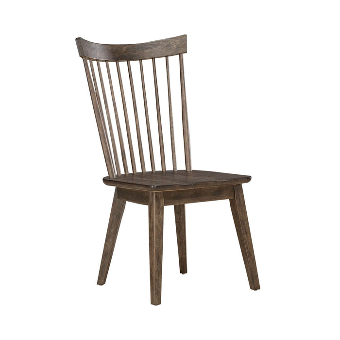 Midland Falls - Spindle Back Side Chair (RTA) - Dark Brown