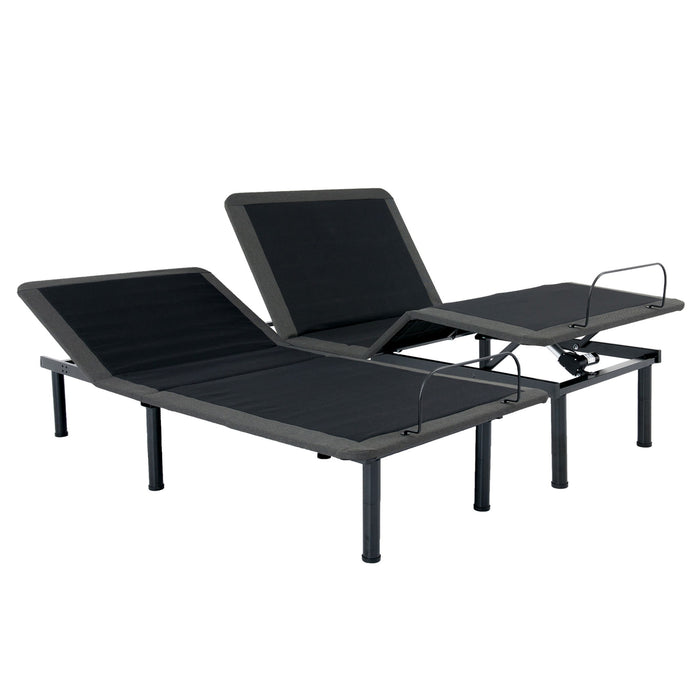 Bridgevine Home - Quick Assembly Adjustable Bed Frame With Voice Activated Controls