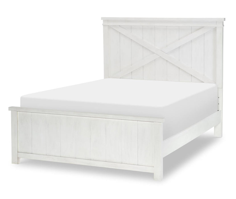 Flatiron - Panel Headboard Full - Aged White