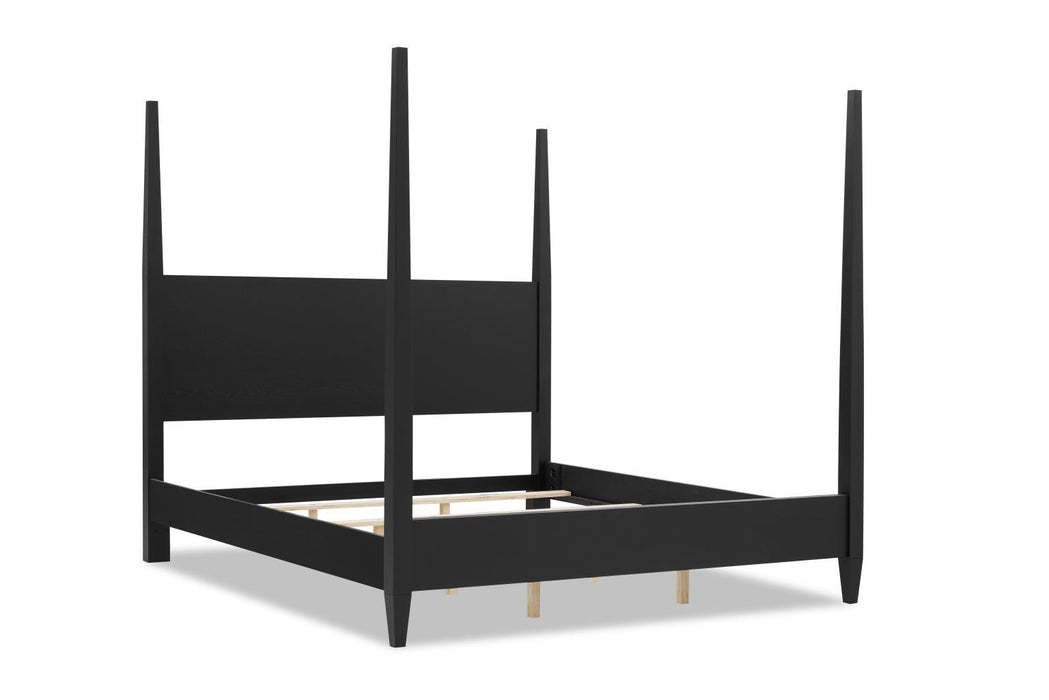 Today's Traditions - King Poster Headboard - Blacksmith