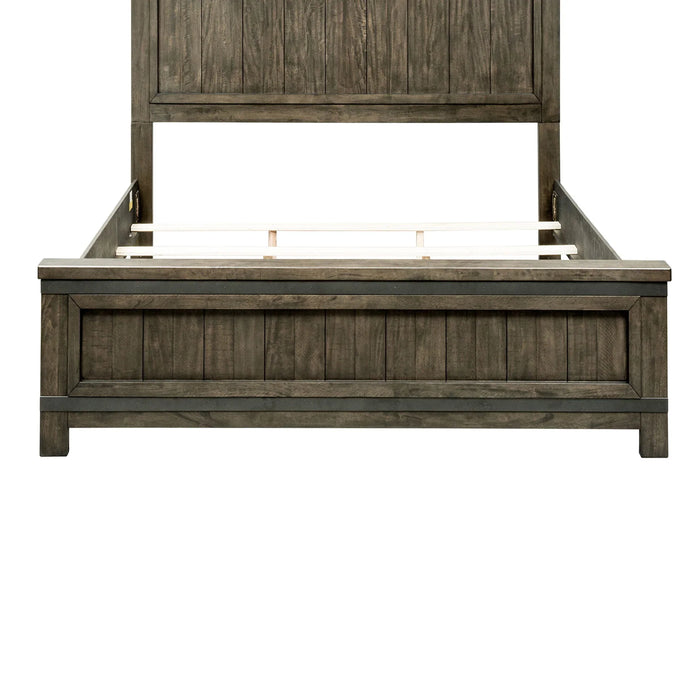 Thornwood Hills - Queen Panel Footboard - Dark Brown