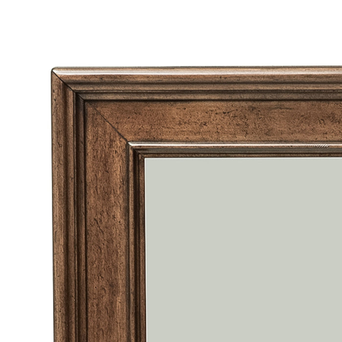 Rustic Traditions - Sleigh Bed, Dresser & Mirror