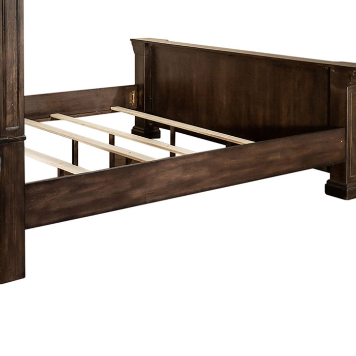 Big Valley - California King Panel Bed Rails - Light Brown