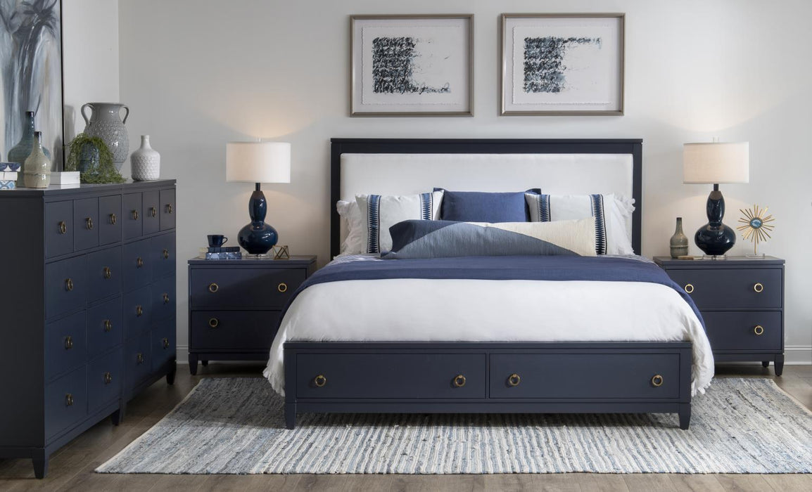 Summerland - King Storage Footboard - Blue