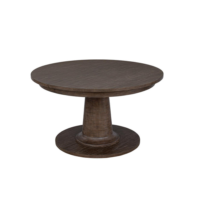 Reflections - Round Dining Table Top - Dark Roast