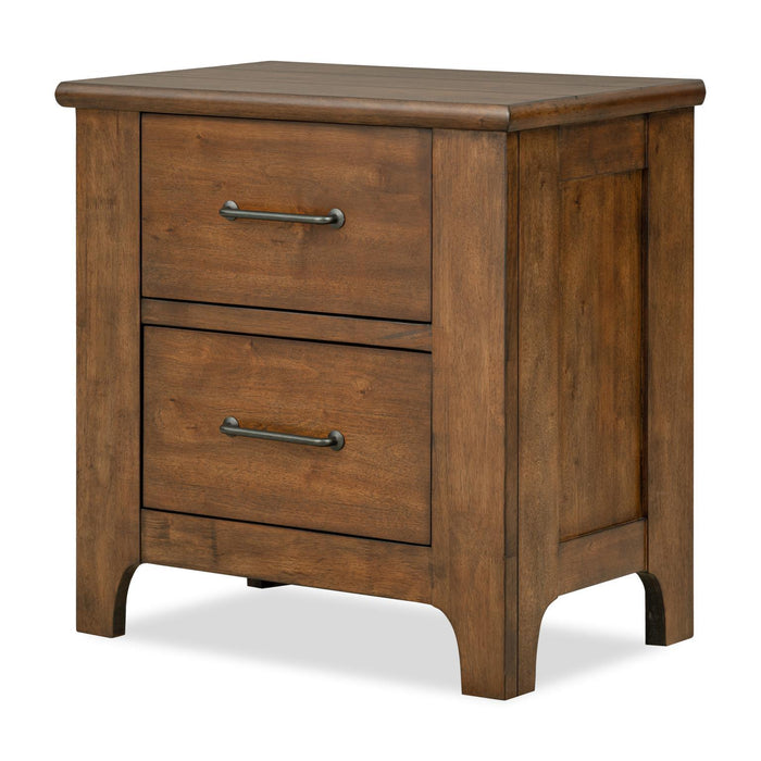 Lake House - Two Drawer Nightstand - Pinecone