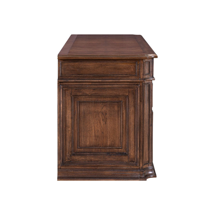 Provence Park - Jr Executive Credenza Base - Chateau Brown
