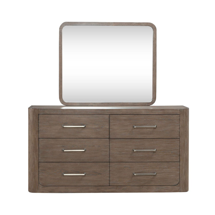South Bend - Dresser & Mirror - Brown