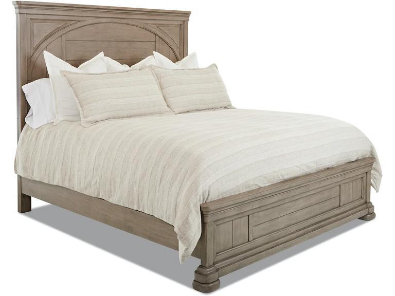 Nashville - Queen Tyb Panel Footboard - Gray Taupe