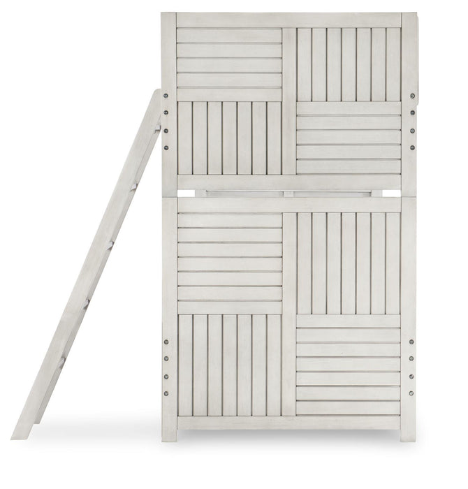 Summer Camp - Twin Bolting Bunk Rails With Slat Rolls - Stone Path Gray