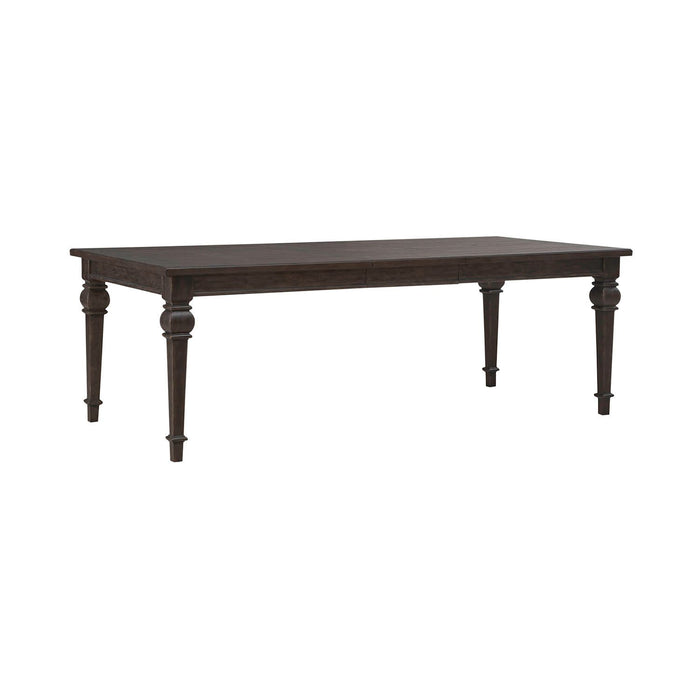 Paradise Valley - Rectangular Leg Table - Saddle Brown
